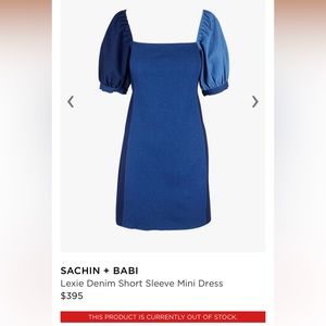 Sachin and Babi denim mini dress
